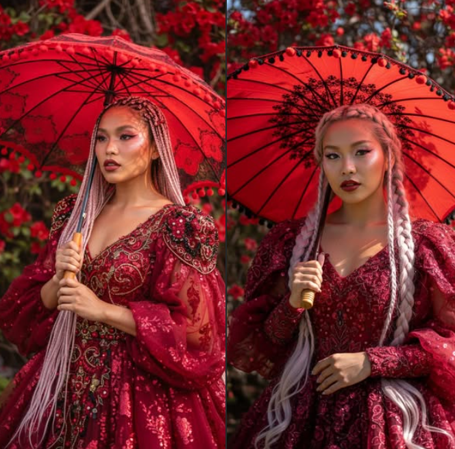 AI Generated Image - Use facial feature of attached photo. 
A fantasy-...